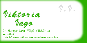 viktoria vago business card